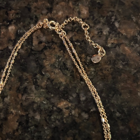 LOFT Gold Necklace with Pearl Details - Picture 3 of 3